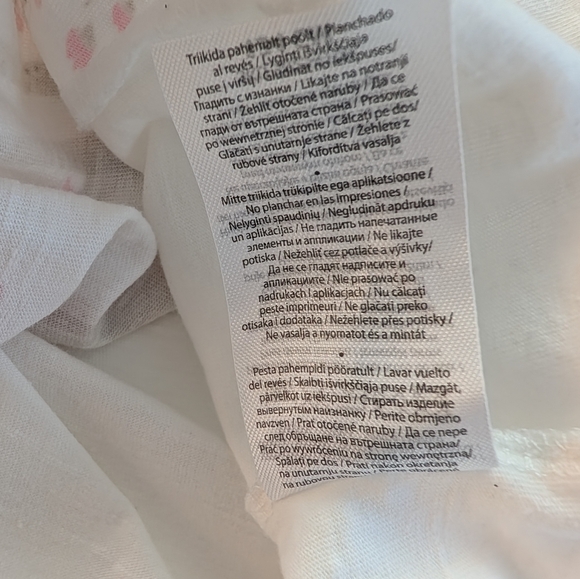 Little Kids Girls White Long Sleeve Shirt with Horse Print Size 7-8 - Picture 6 of 8